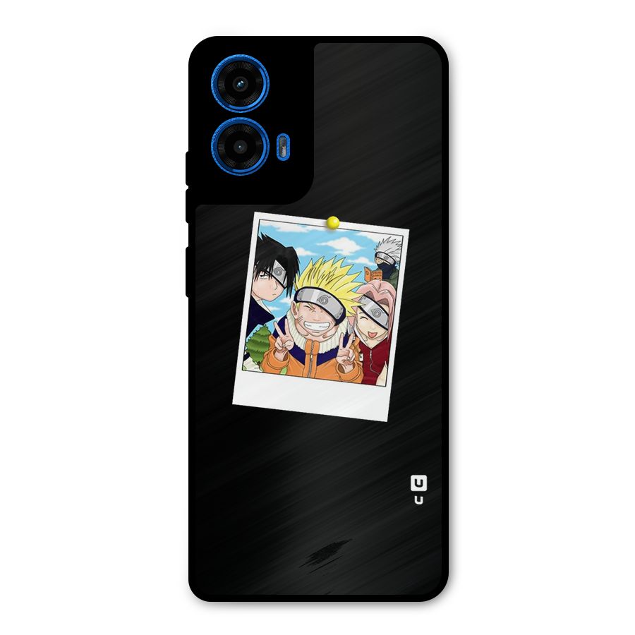 Team Kakashi Cute Metal Back Case for Moto G45