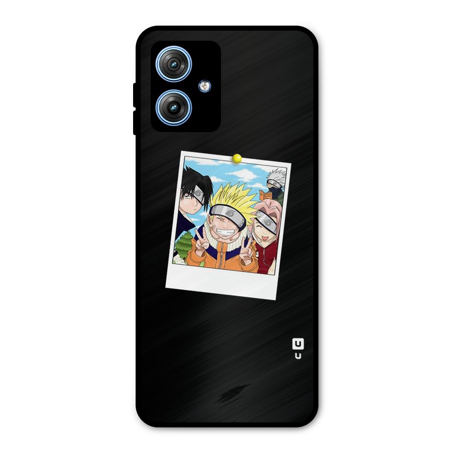 Team Kakashi Cute Metal Back Case for Moto G54
