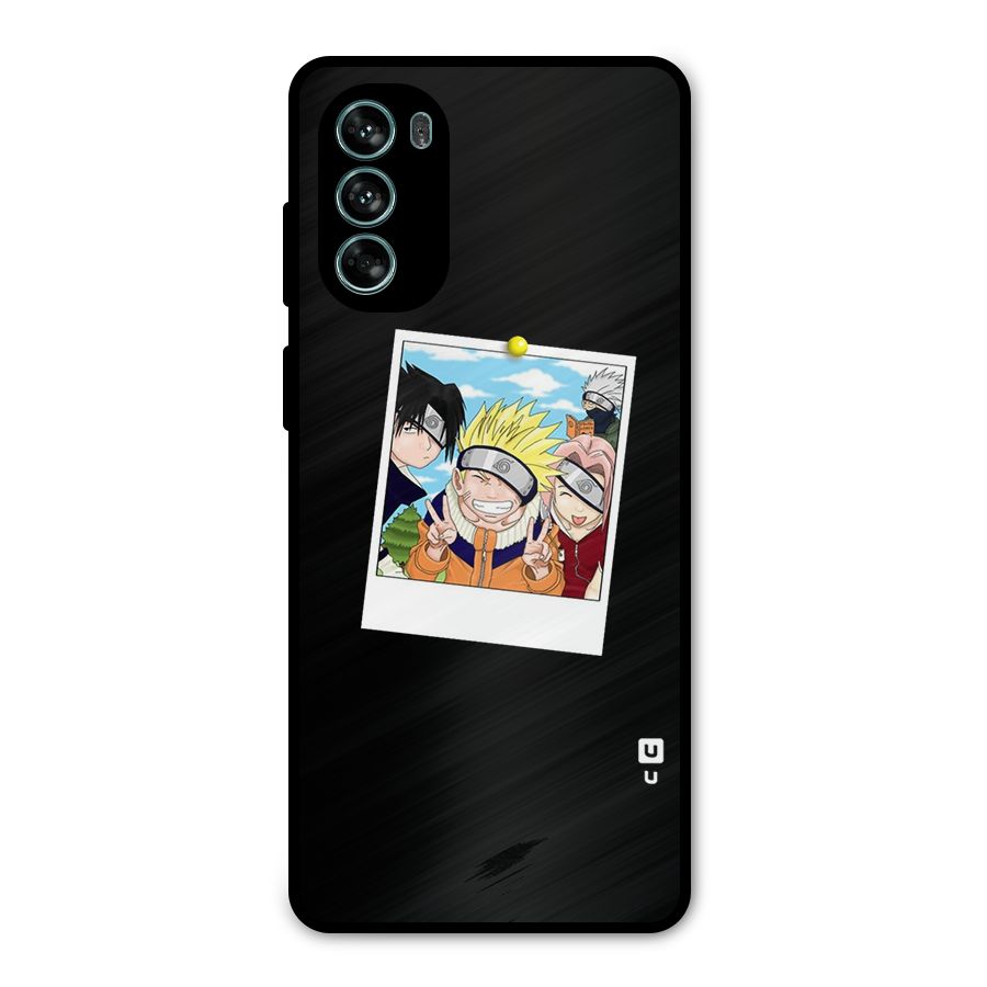 Team Kakashi Cute Metal Back Case for Moto G62