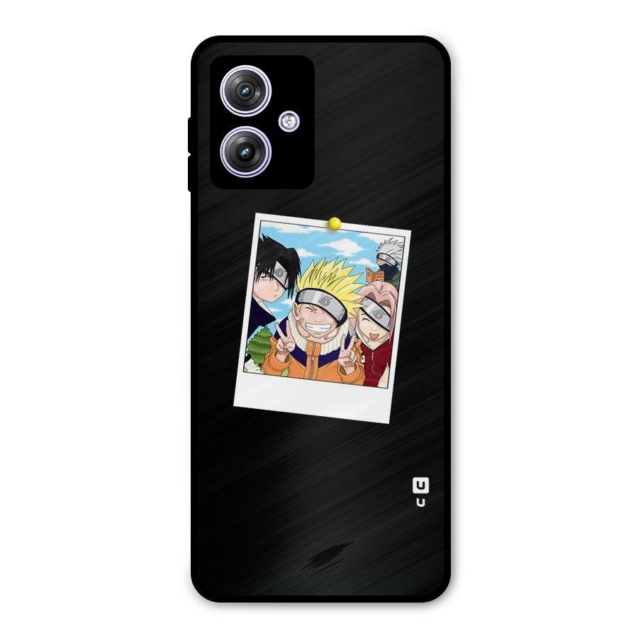 Team Kakashi Cute Metal Back Case for Moto G64