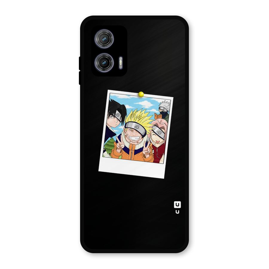 Team Kakashi Cute Metal Back Case for Moto G73