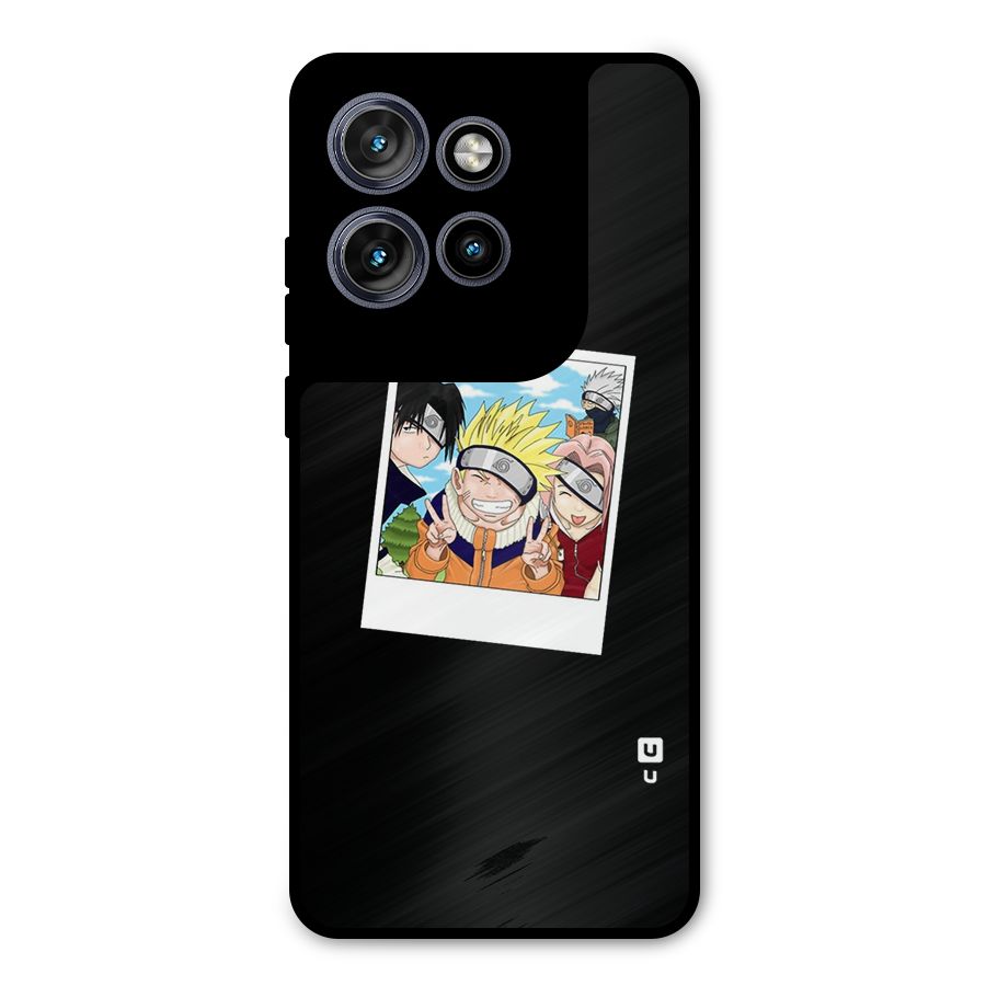 Team Kakashi Cute Metal Back Case for Motorola Edge 50 Neo