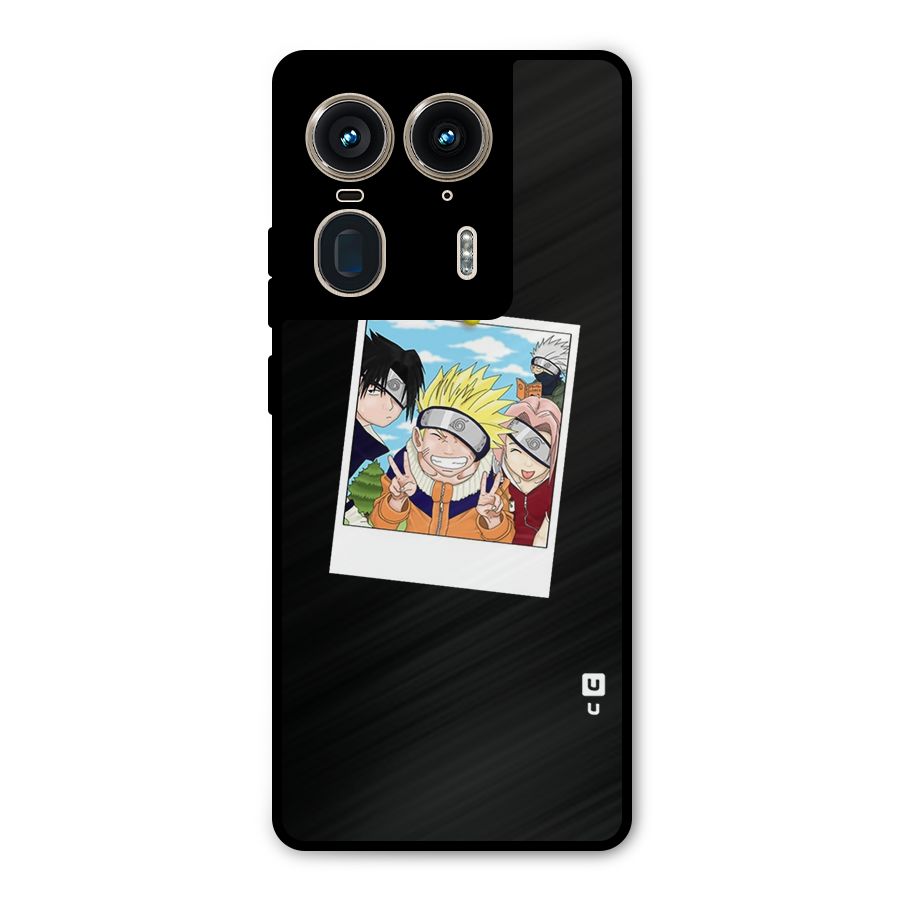 Team Kakashi Cute Metal Back Case for Motorola Edge 50 Ultra