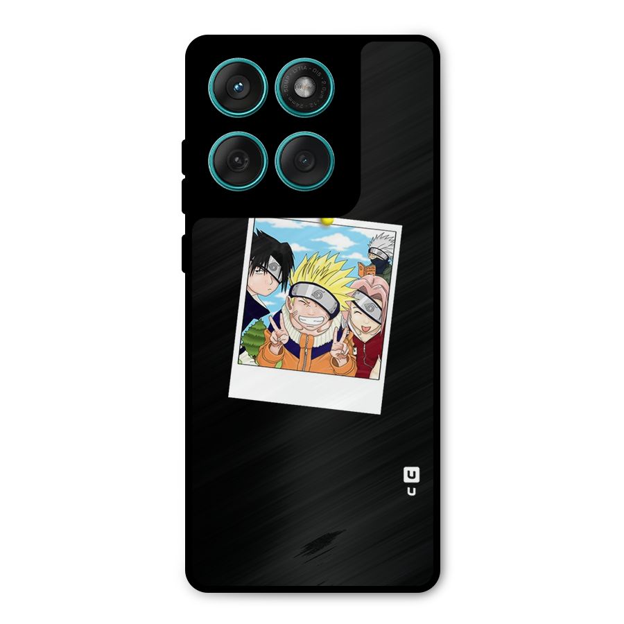 Team Kakashi Cute Metal Back Case for Motorola Edge 60