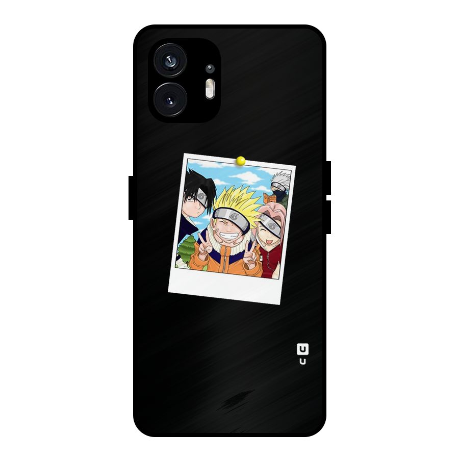 Team Kakashi Cute Metal Back Case for Nothing Phone 2