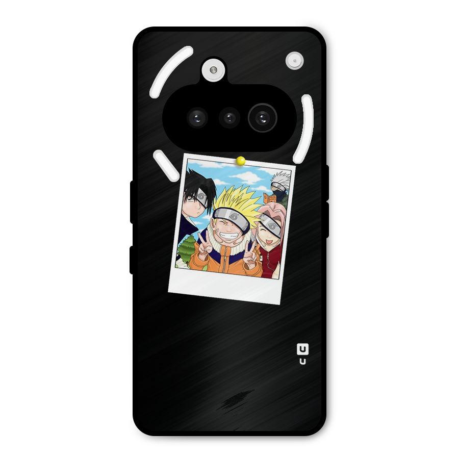Team Kakashi Cute Metal Back Case for Nothing Phone 3a