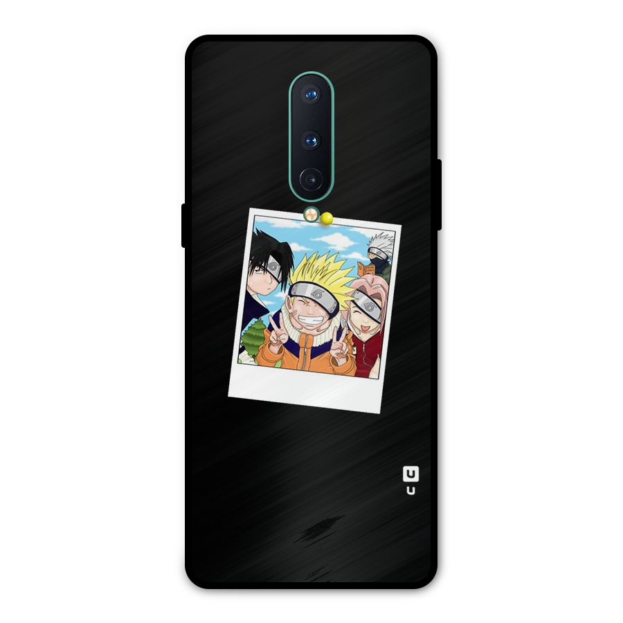 Team Kakashi Cute Metal Back Case for OnePlus 8