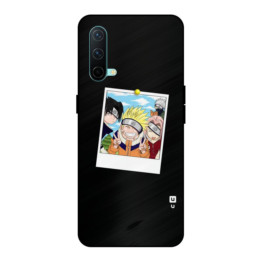 Team Kakashi Cute Metal Back Case for OnePlus Nord CE 5G
