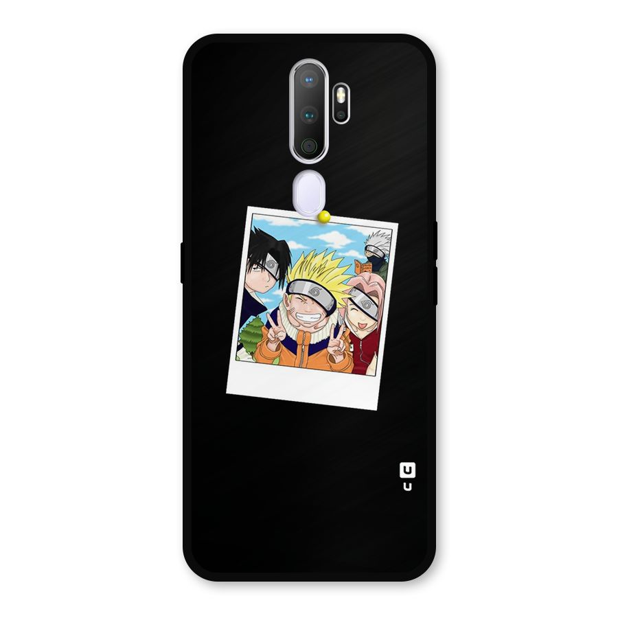 Team Kakashi Cute Metal Back Case for Oppo A9 (2020)