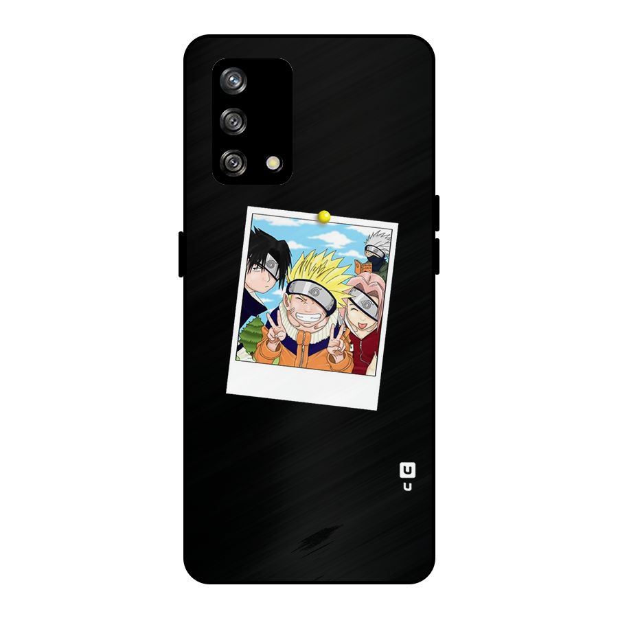 Team Kakashi Cute Metal Back Case for Oppo F19