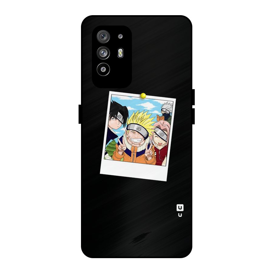 Team Kakashi Cute Metal Back Case for Oppo F19 Pro Plus 5G