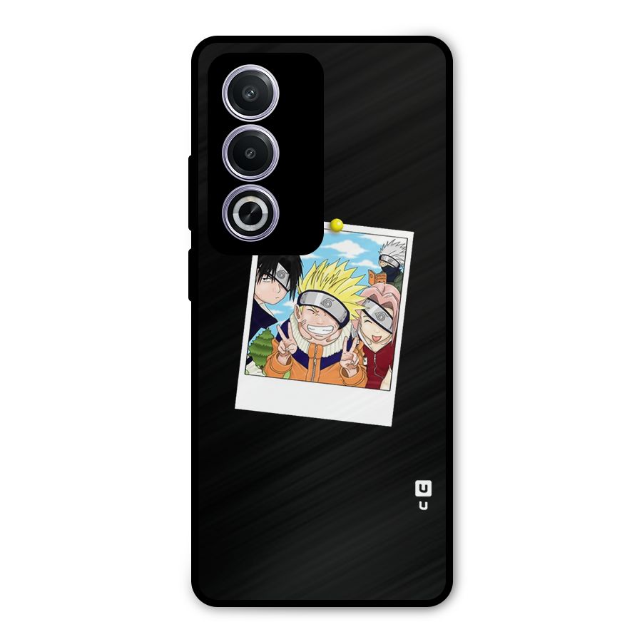 Team Kakashi Cute Metal Back Case for Oppo K12x