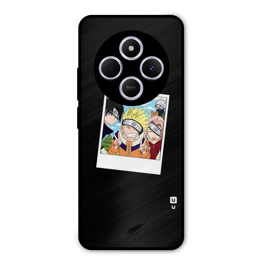 Team Kakashi Cute Metal Back Case for Poco C75 5G