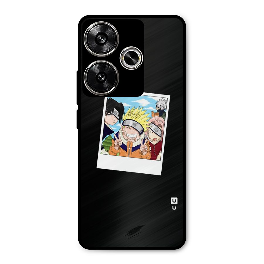 Team Kakashi Cute Metal Back Case for Poco F6
