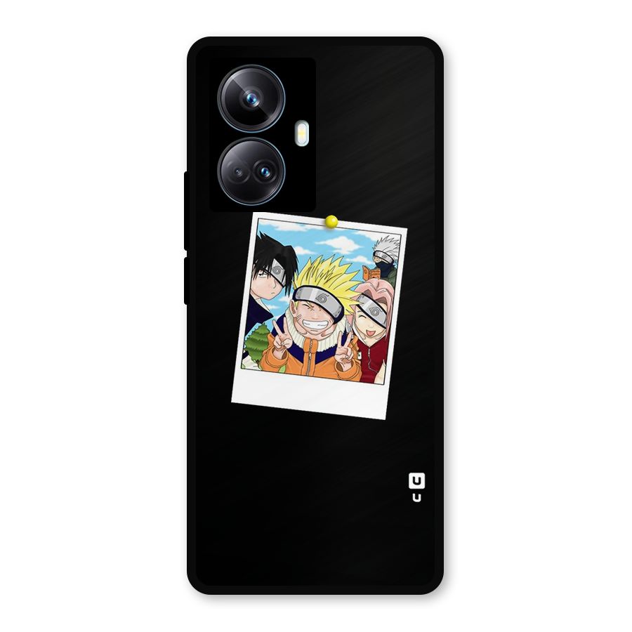 Team Kakashi Cute Metal Back Case for Realme 10 Pro Plus