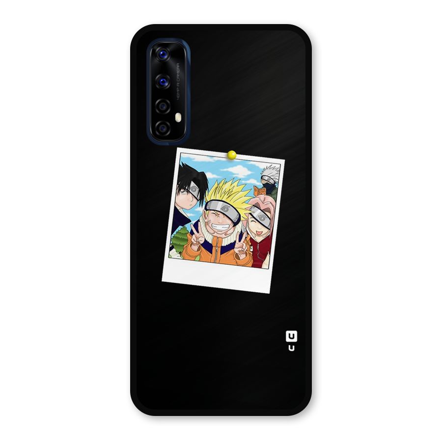 Team Kakashi Cute Metal Back Case for Realme 7