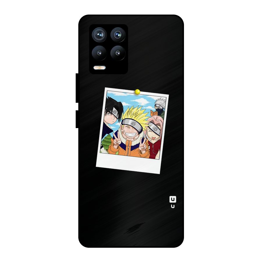Team Kakashi Cute Metal Back Case for Realme 8 Pro