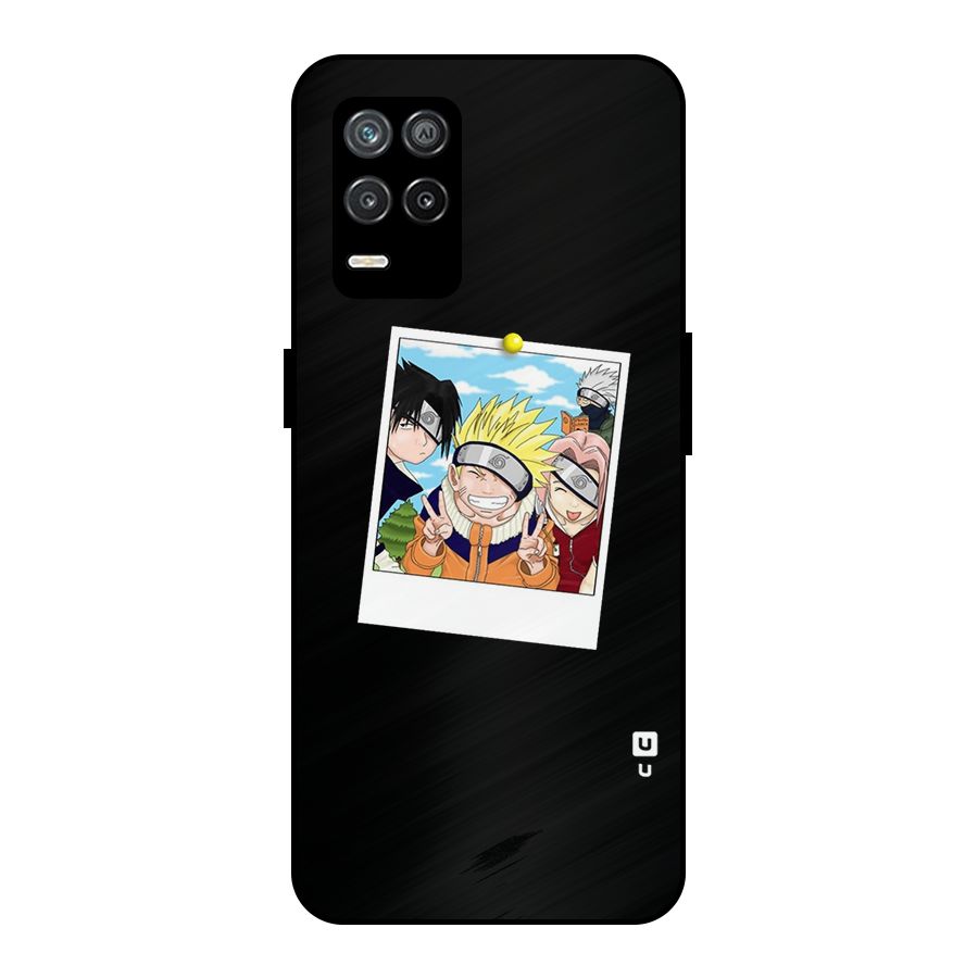 Team Kakashi Cute Metal Back Case for Realme 8s 5G