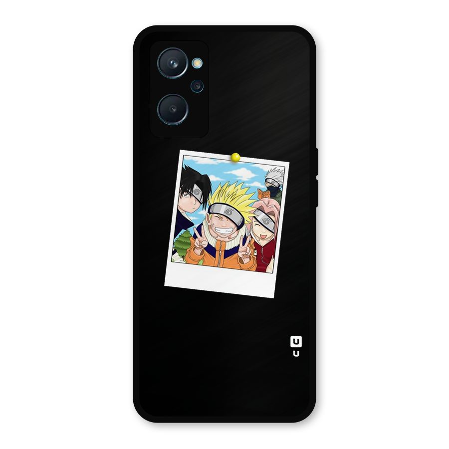 Team Kakashi Cute Metal Back Case for Realme 9i