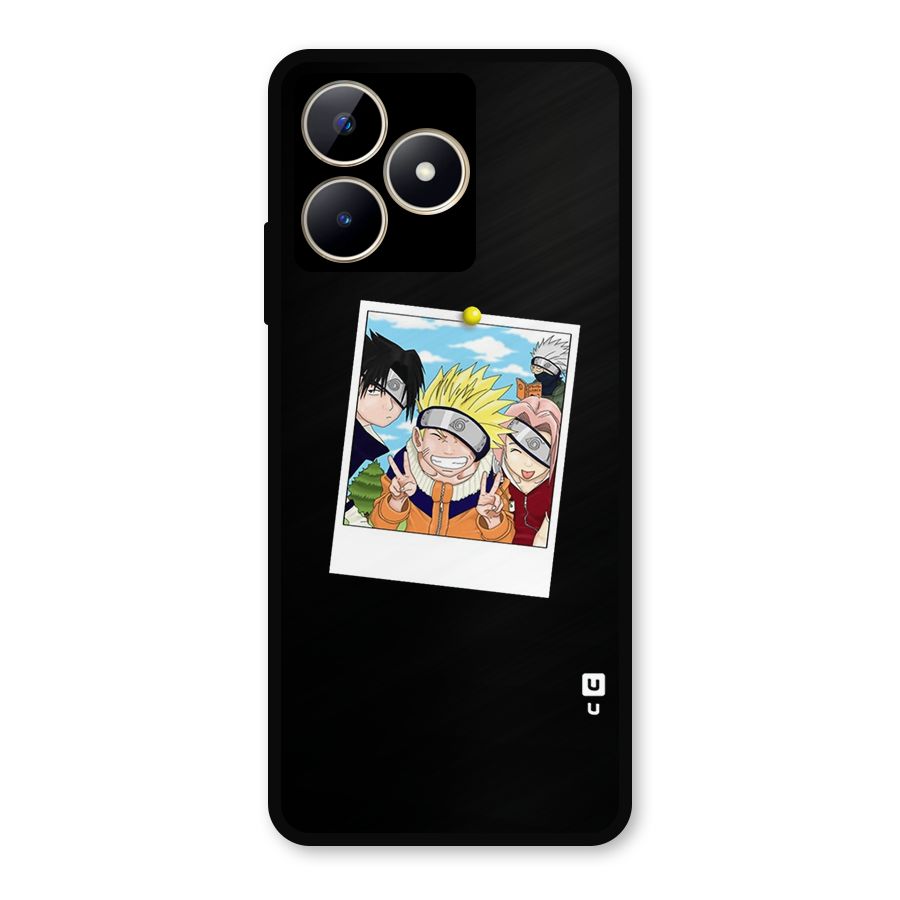 Team Kakashi Cute Metal Back Case for Realme C53