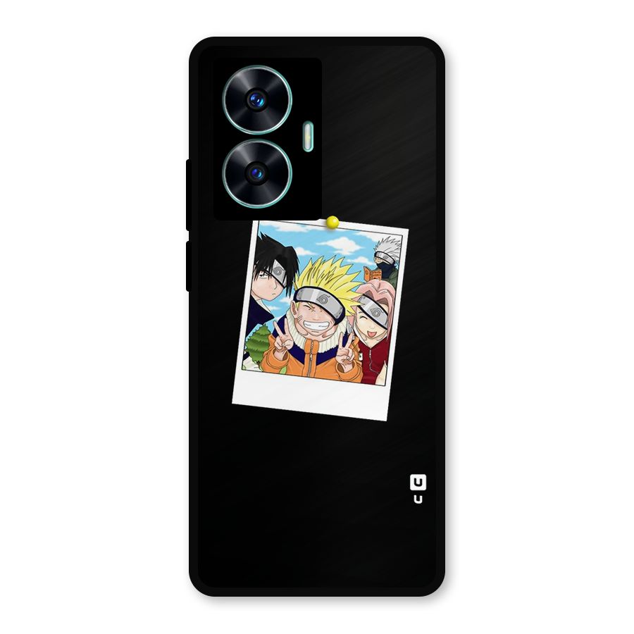 Team Kakashi Cute Metal Back Case for Realme C55