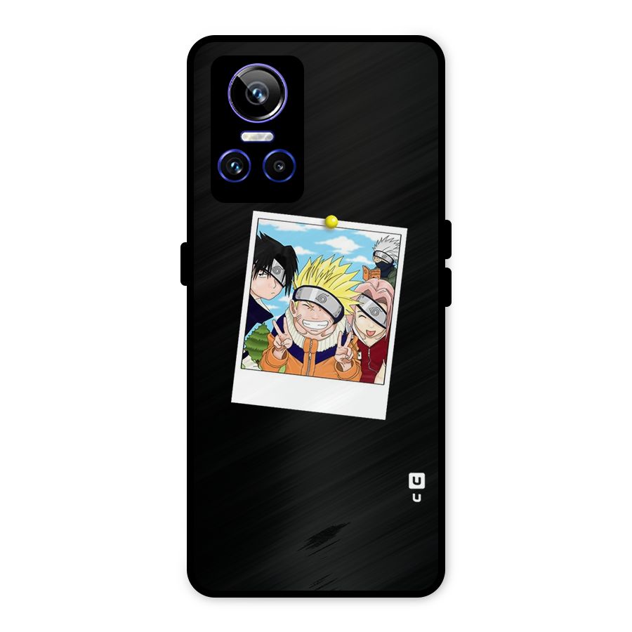 Team Kakashi Cute Metal Back Case for Realme GT Neo 3