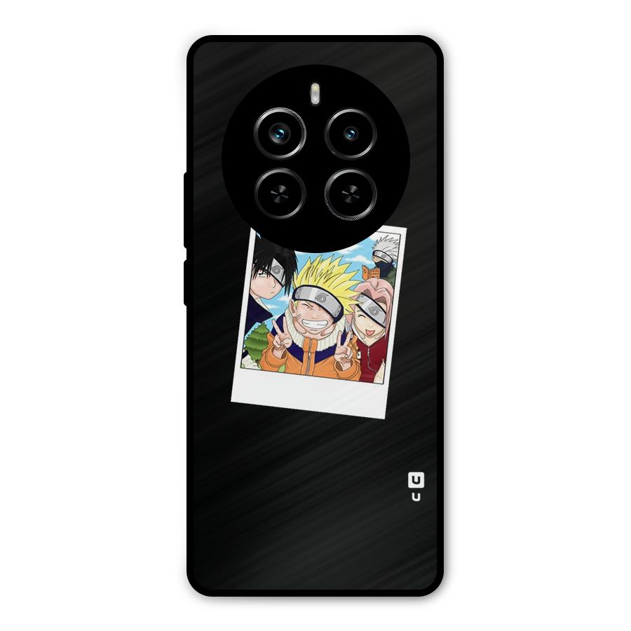 Team Kakashi Cute Metal Back Case for Realme P1 Pro