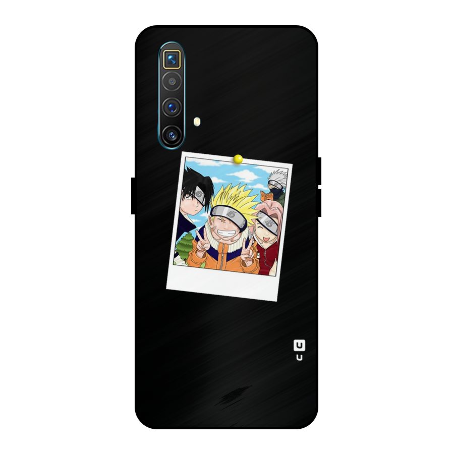 Team Kakashi Cute Metal Back Case for Realme X3
