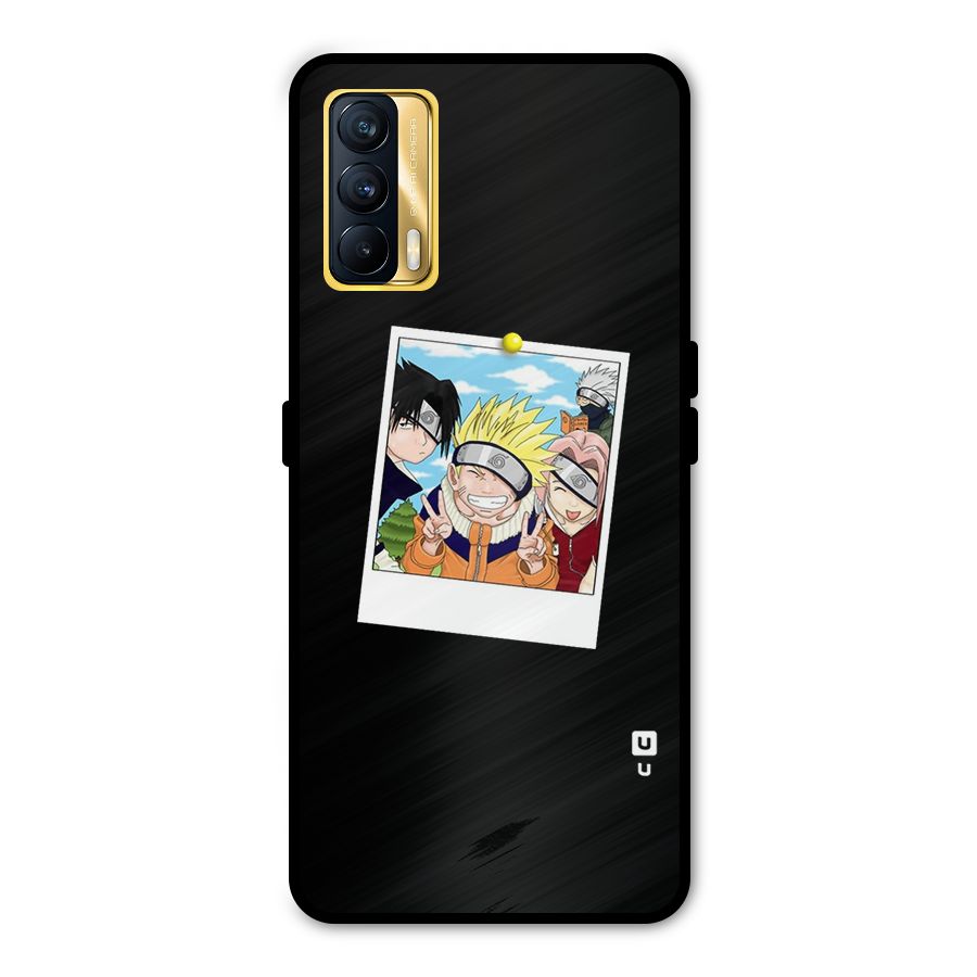 Team Kakashi Cute Metal Back Case for Realme X7