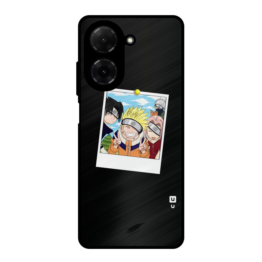 Team Kakashi Cute Metal Back Case for Redmi A5 4G