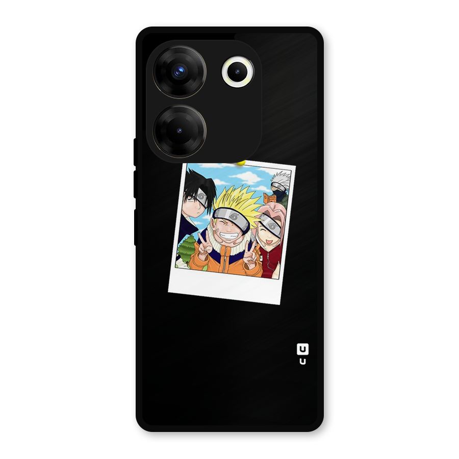 Team Kakashi Cute Metal Back Case for Tecno Camon 20
