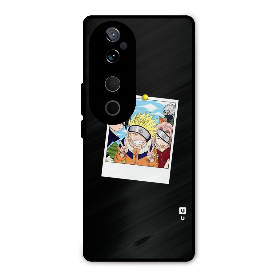 Team Kakashi Cute Metal Back Case for Vivo T3 Ultra