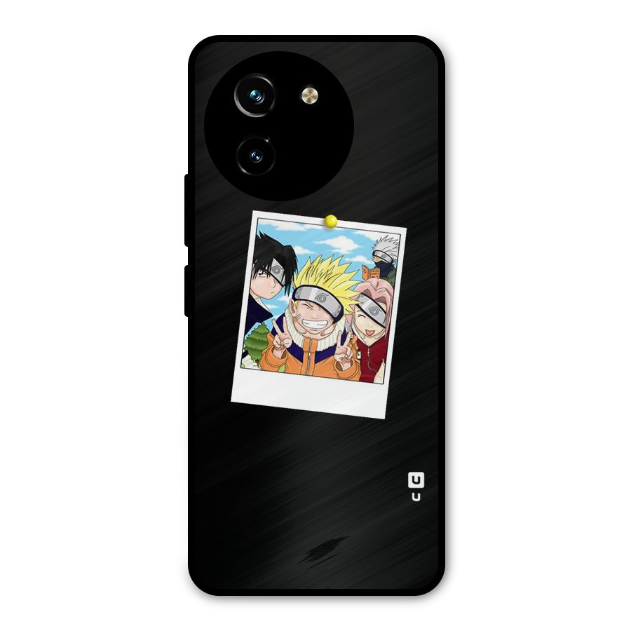 Team Kakashi Cute Metal Back Case for Vivo T3x