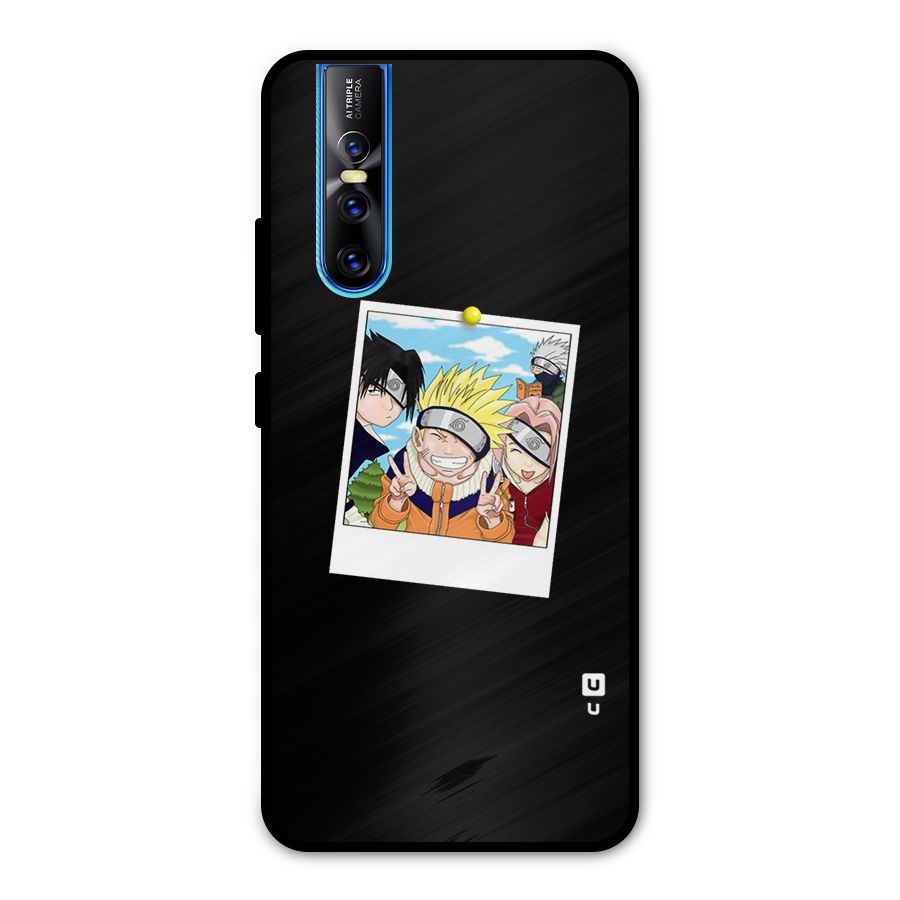 Team Kakashi Cute Metal Back Case for Vivo V15 Pro