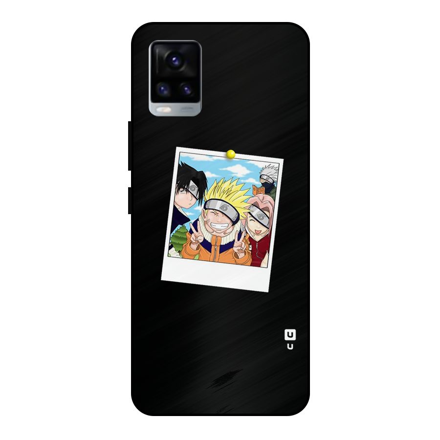 Team Kakashi Cute Metal Back Case for Vivo V20 2021