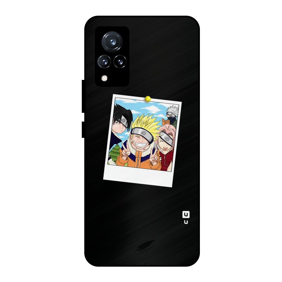 Team Kakashi Cute Metal Back Case for Vivo V21 5G