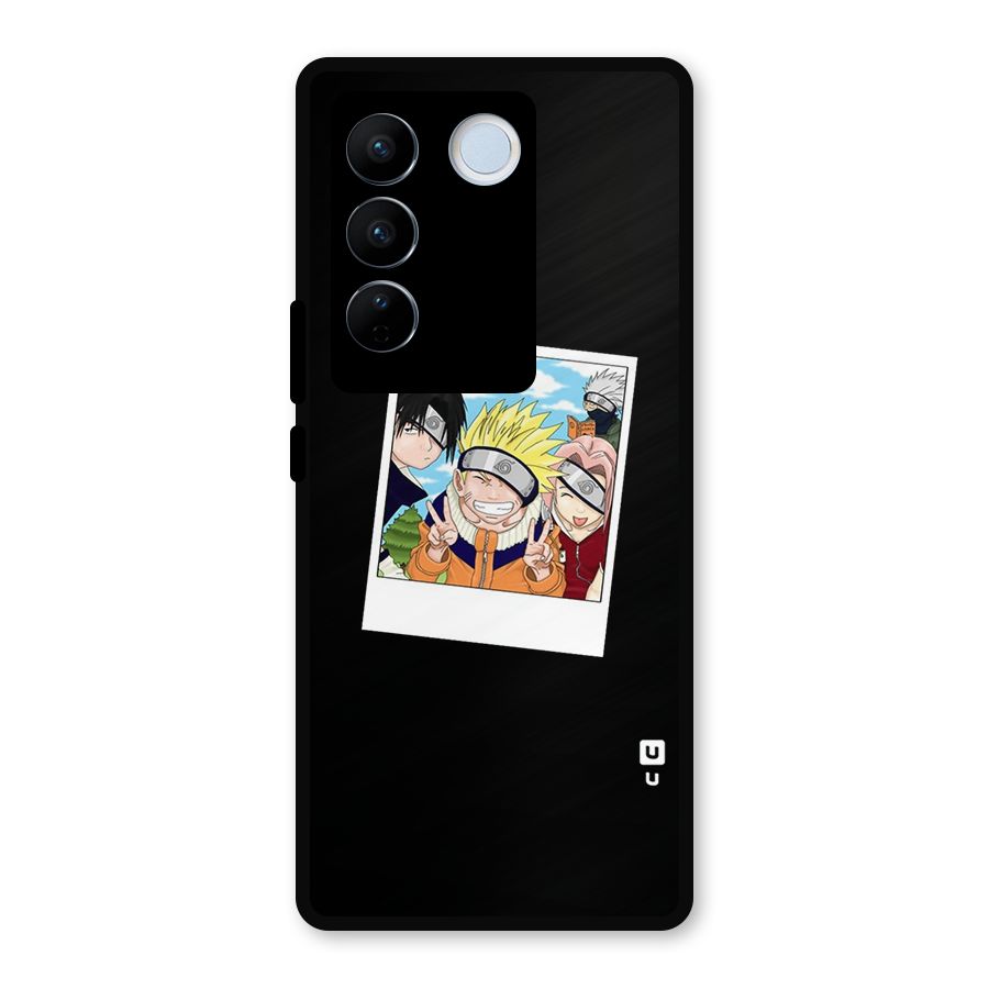 Team Kakashi Cute Metal Back Case for Vivo V27