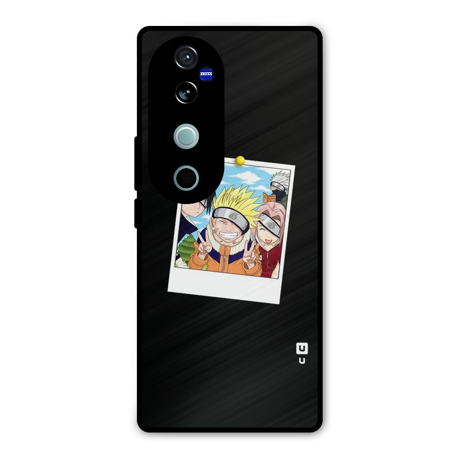 Team Kakashi Cute Metal Back Case for Vivo V40