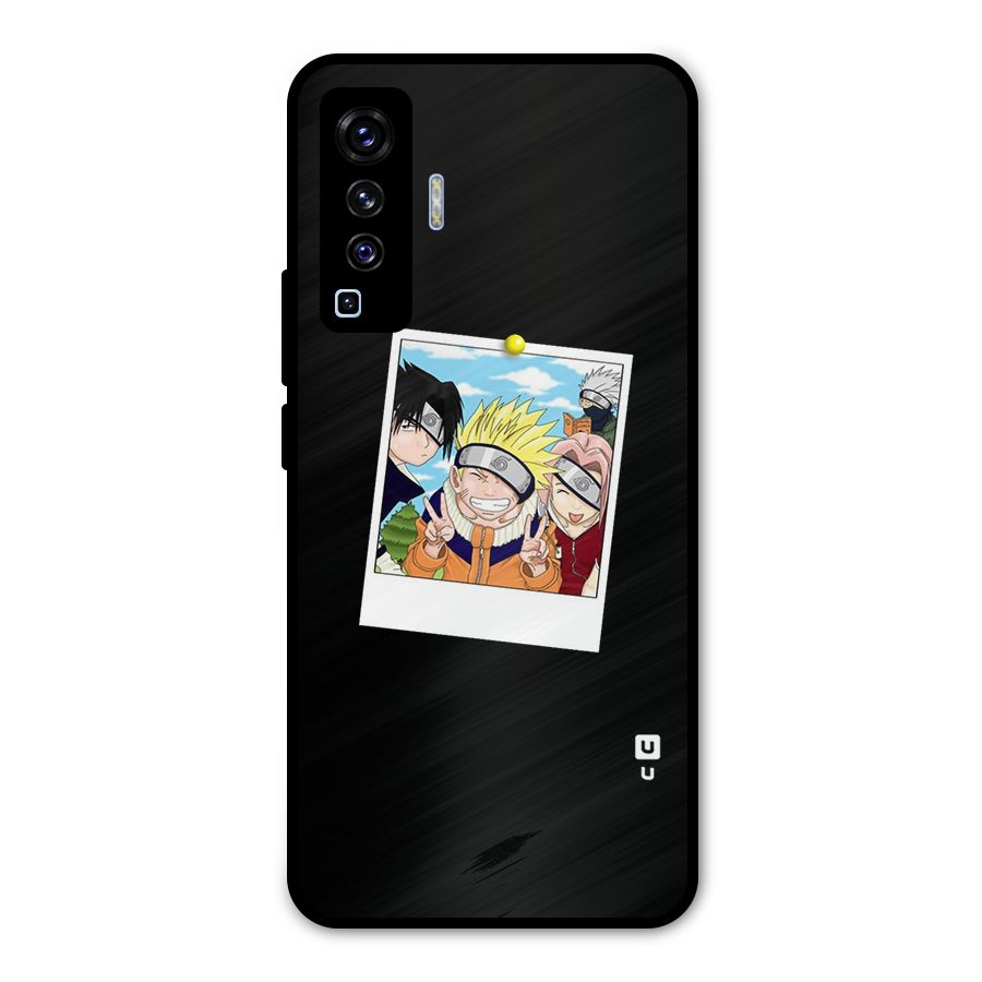 Team Kakashi Cute Metal Back Case for Vivo X50