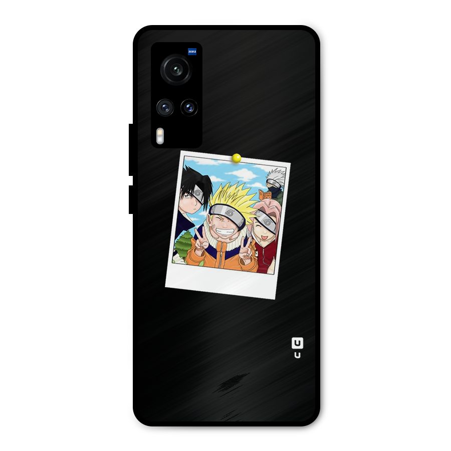 Team Kakashi Cute Metal Back Case for Vivo X60