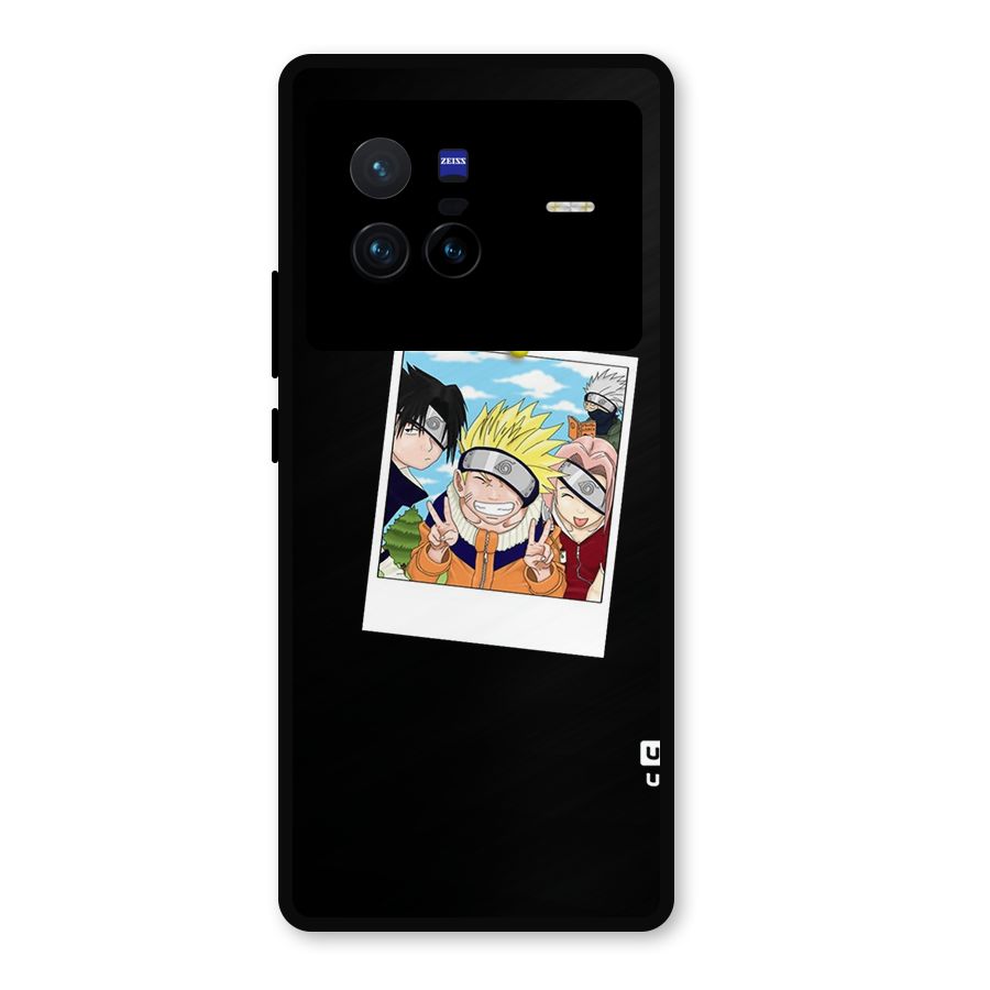 Team Kakashi Cute Metal Back Case for Vivo X80