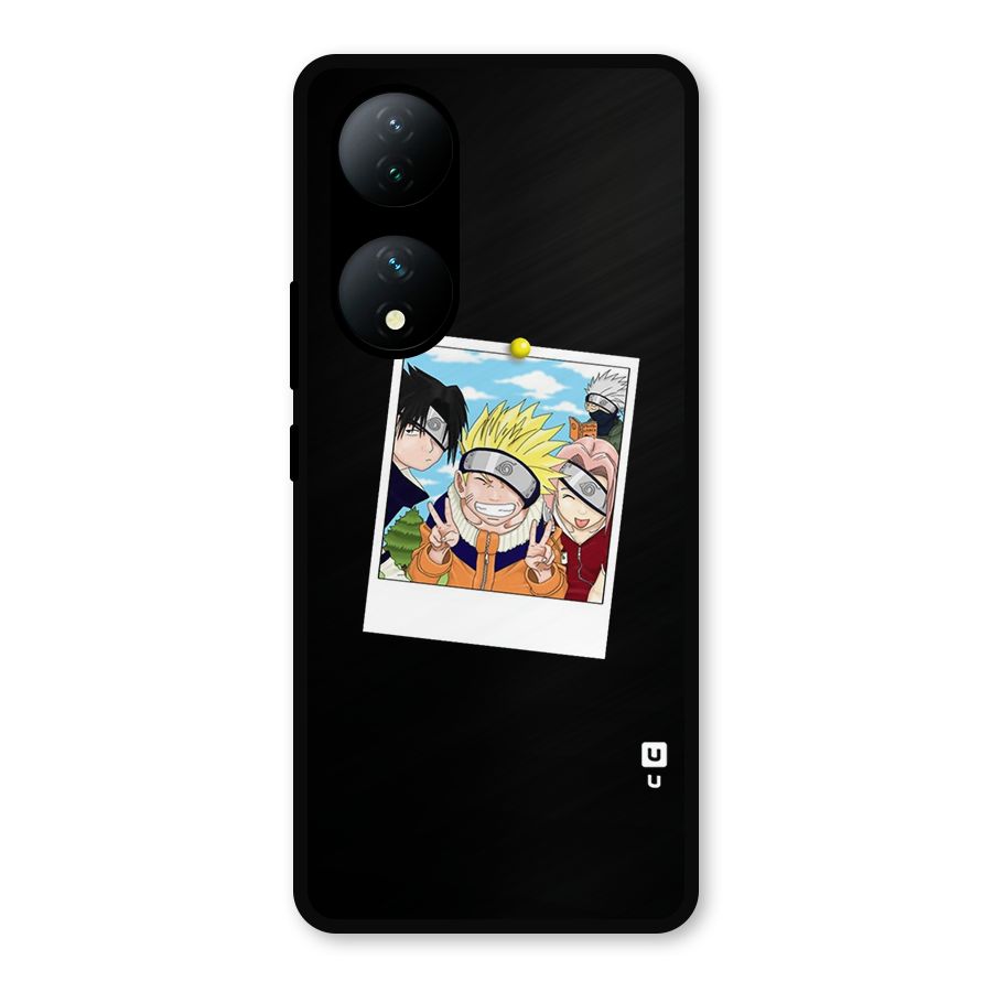 Team Kakashi Cute Metal Back Case for Vivo Y100