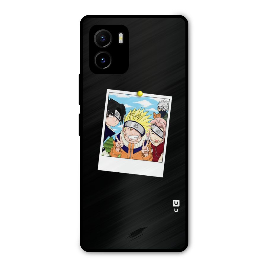 Team Kakashi Cute Metal Back Case for Vivo Y15s