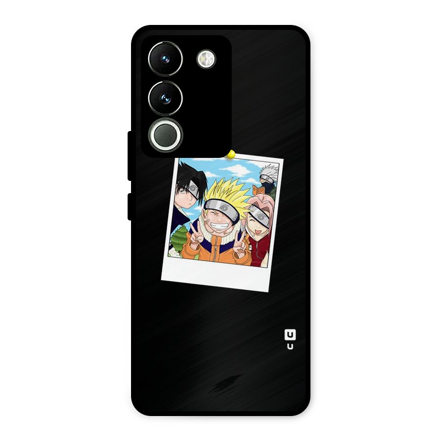 Team Kakashi Cute Metal Back Case for Vivo Y200