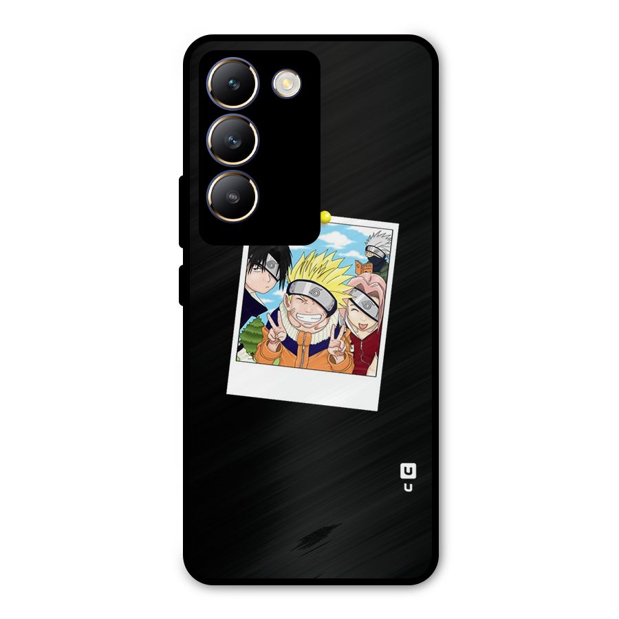 Team Kakashi Cute Metal Back Case for Vivo Y200e