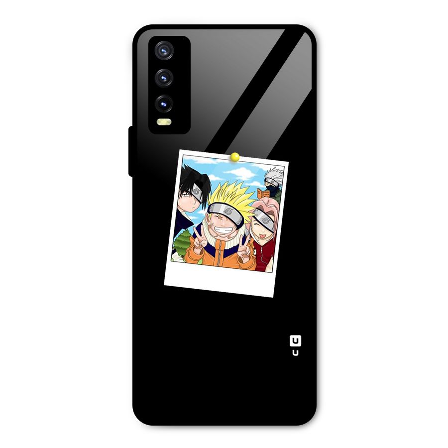 Team Kakashi Cute Metal Back Case for Vivo Y20g