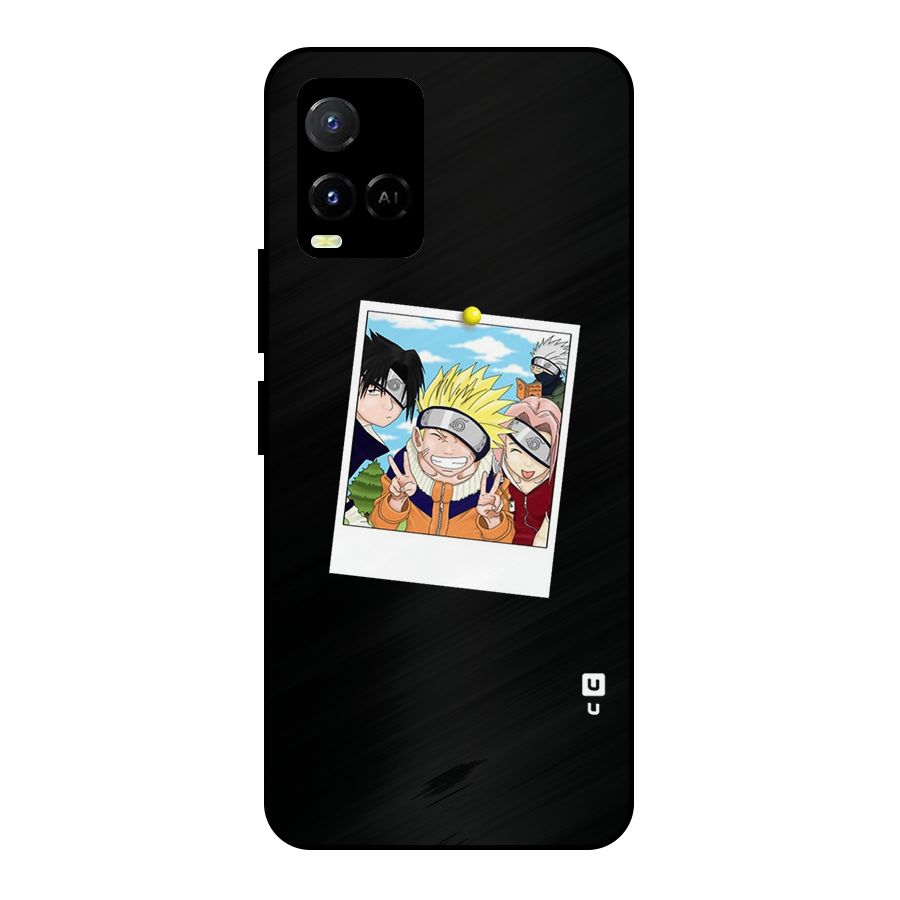 Team Kakashi Cute Metal Back Case for Vivo Y21