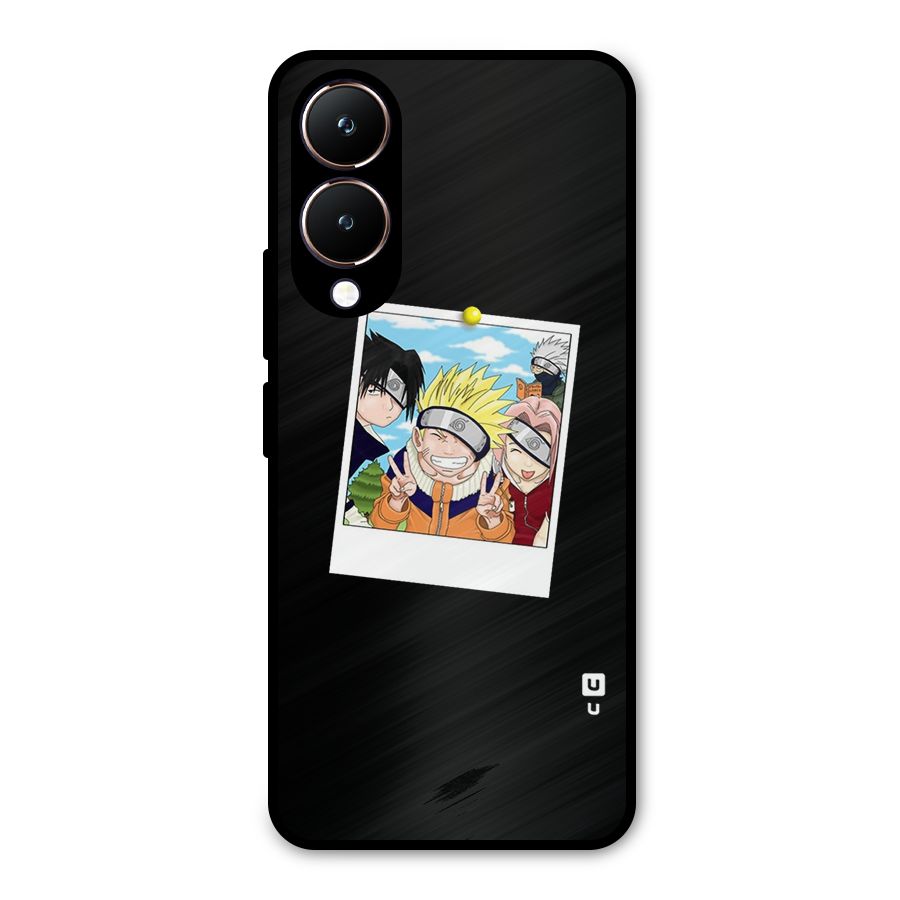 Team Kakashi Cute Metal Back Case for Vivo Y28
