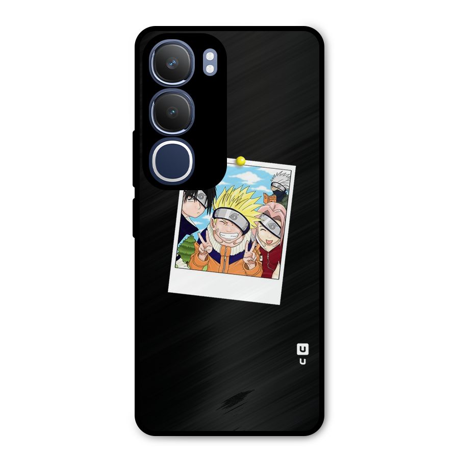 Team Kakashi Cute Metal Back Case for Vivo Y29