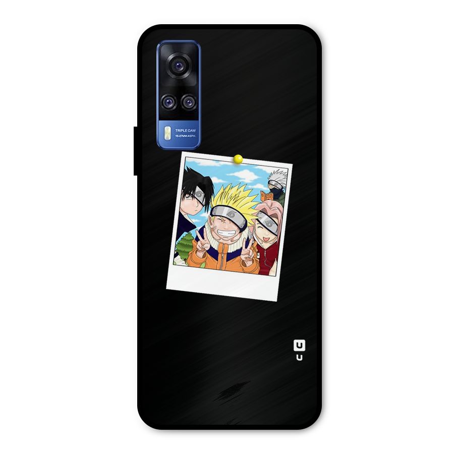 Team Kakashi Cute Metal Back Case for Vivo Y31